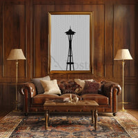 Seattle's Iconic Space Needle Travel Poster PosterGoat