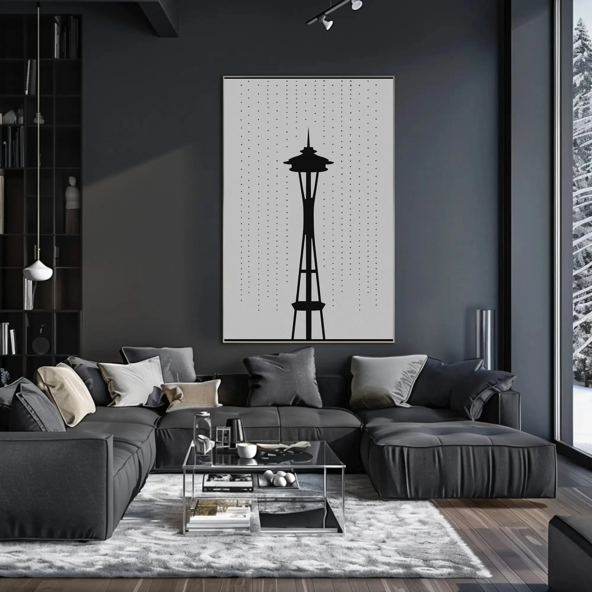 Seattle's Iconic Space Needle Travel Poster PosterGoat