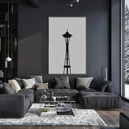 Seattle's Iconic Space Needle Travel Poster PosterGoat