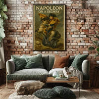 Segway Humor Historical Figure Parody Poster PosterGoat