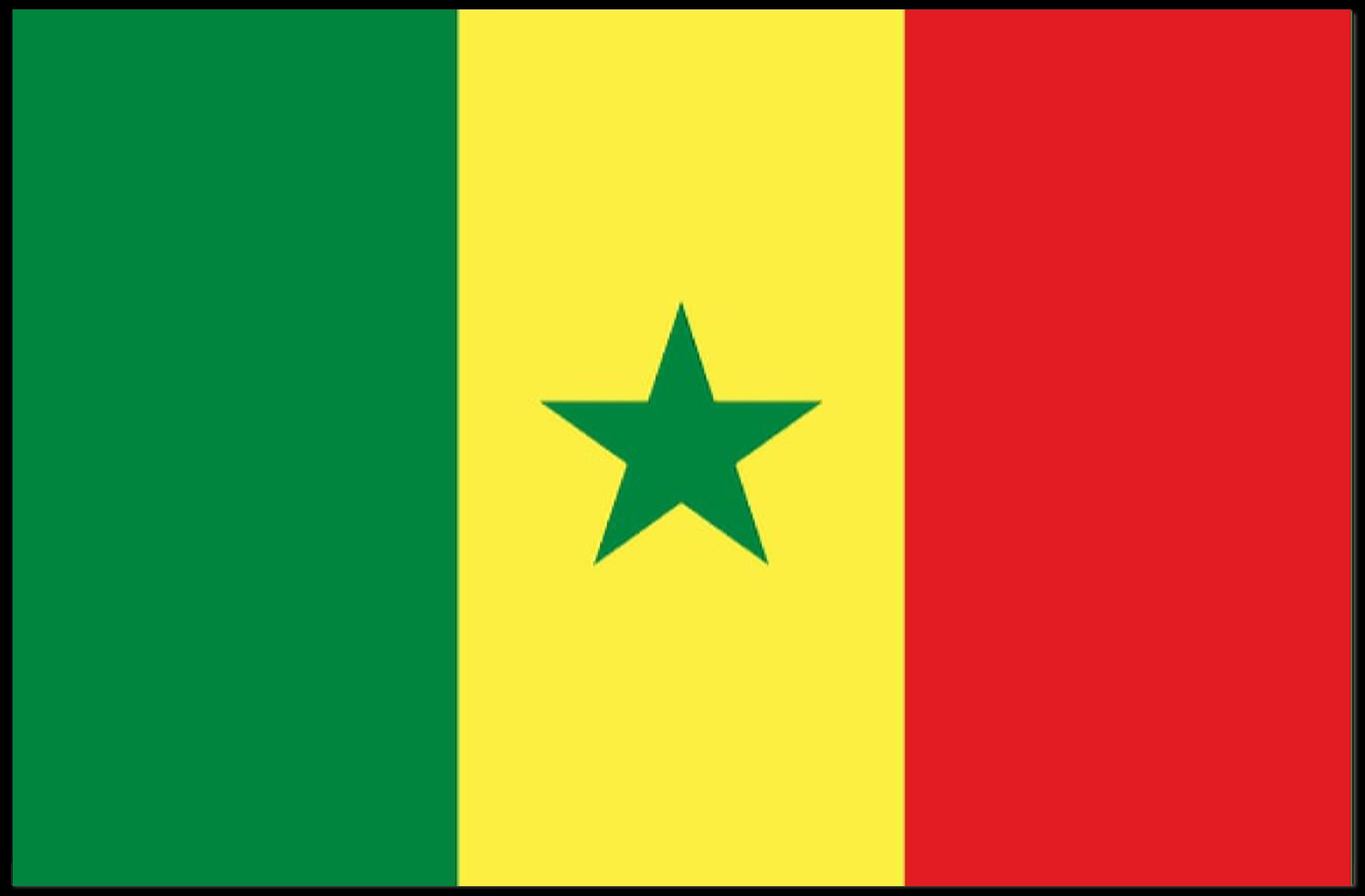 Senegal National Flag Decorative Art Country Flag Poster PosterGoat