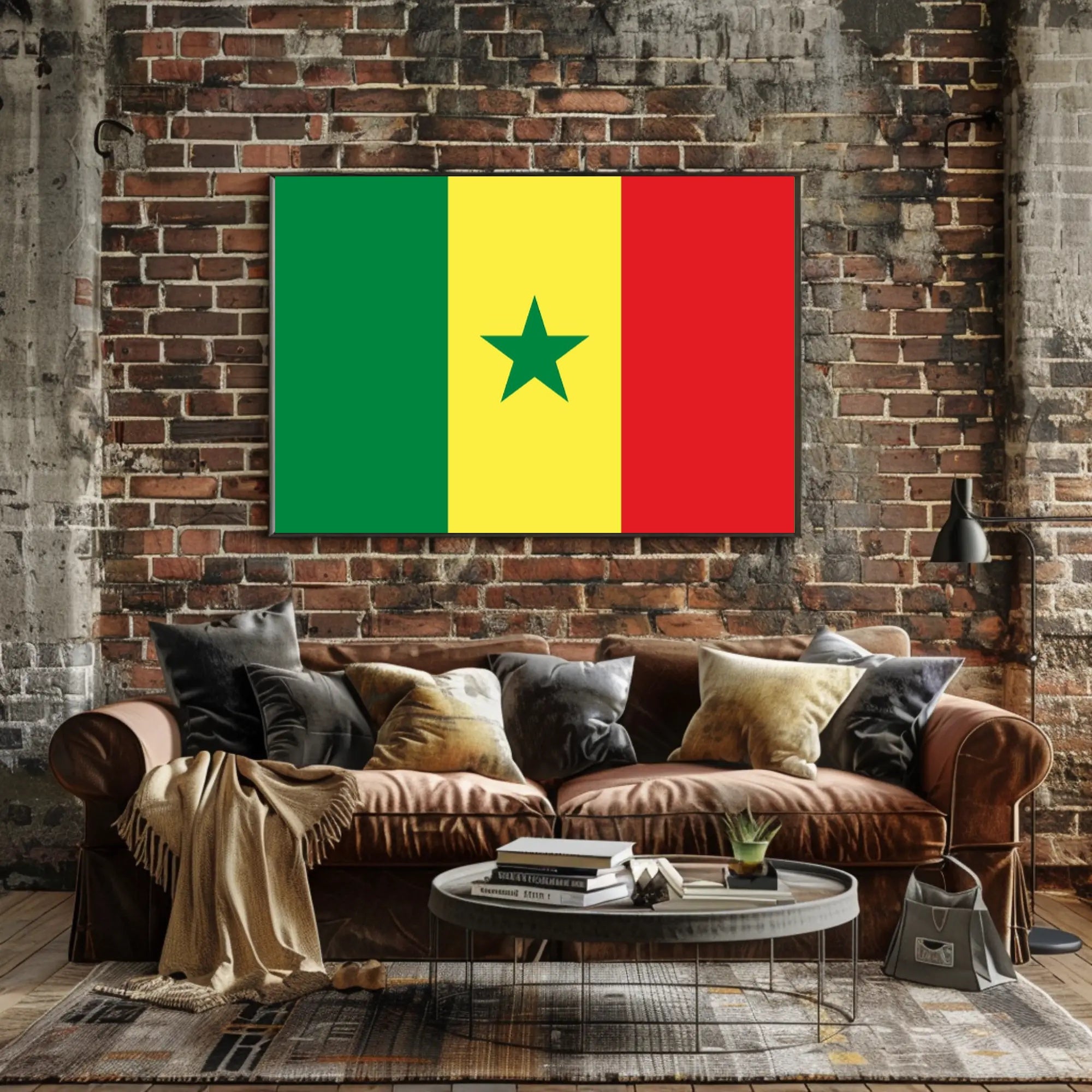 Senegal National Flag Decorative Art Country Flag Poster PosterGoat