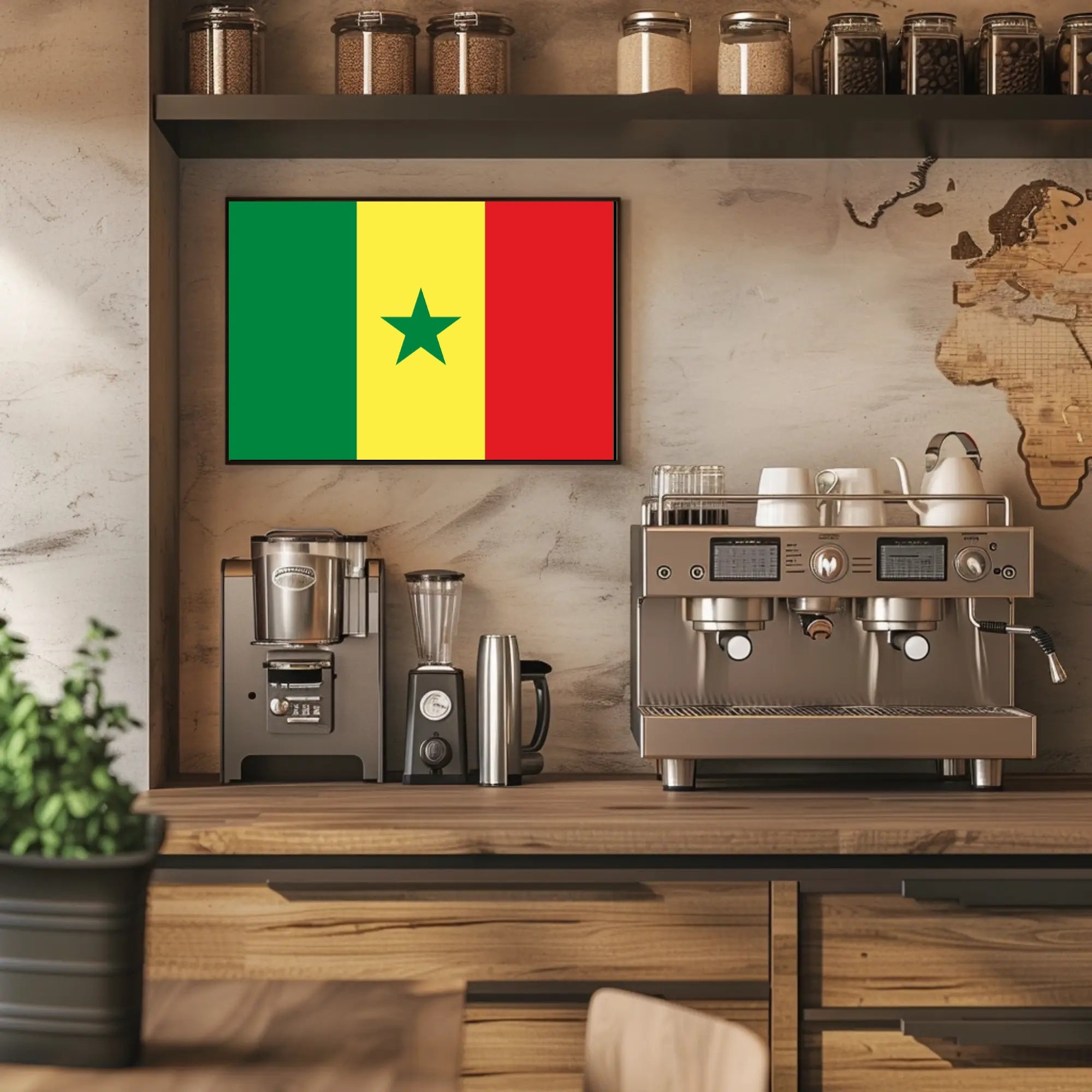 Senegal National Flag Decorative Art Country Flag Poster PosterGoat