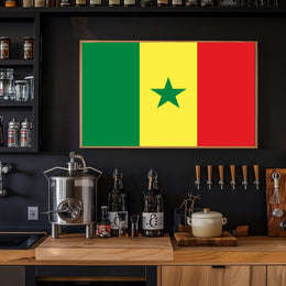 Senegal National Flag Decorative Art Country Flag Poster PosterGoat