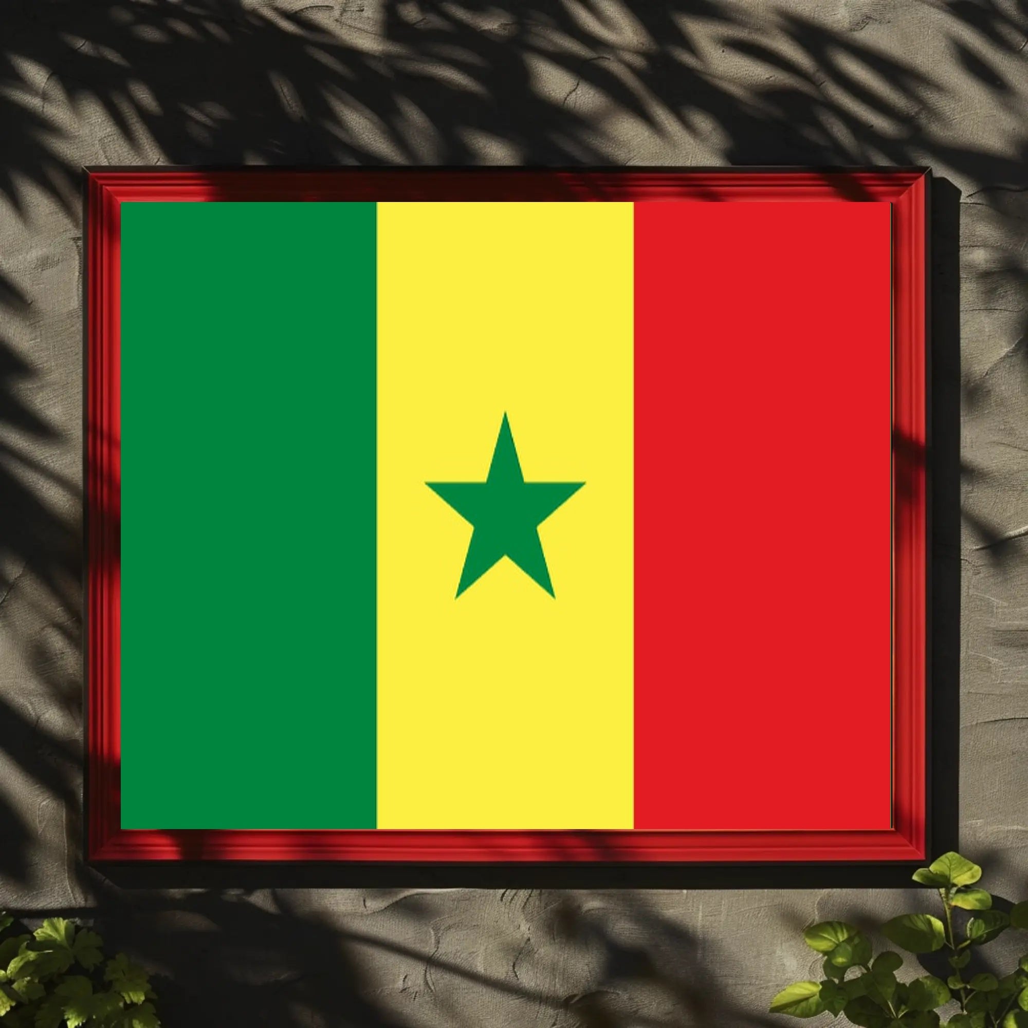 Senegal National Flag Decorative Art Country Flag Poster PosterGoat