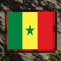 Senegal National Flag Decorative Art Country Flag Poster PosterGoat