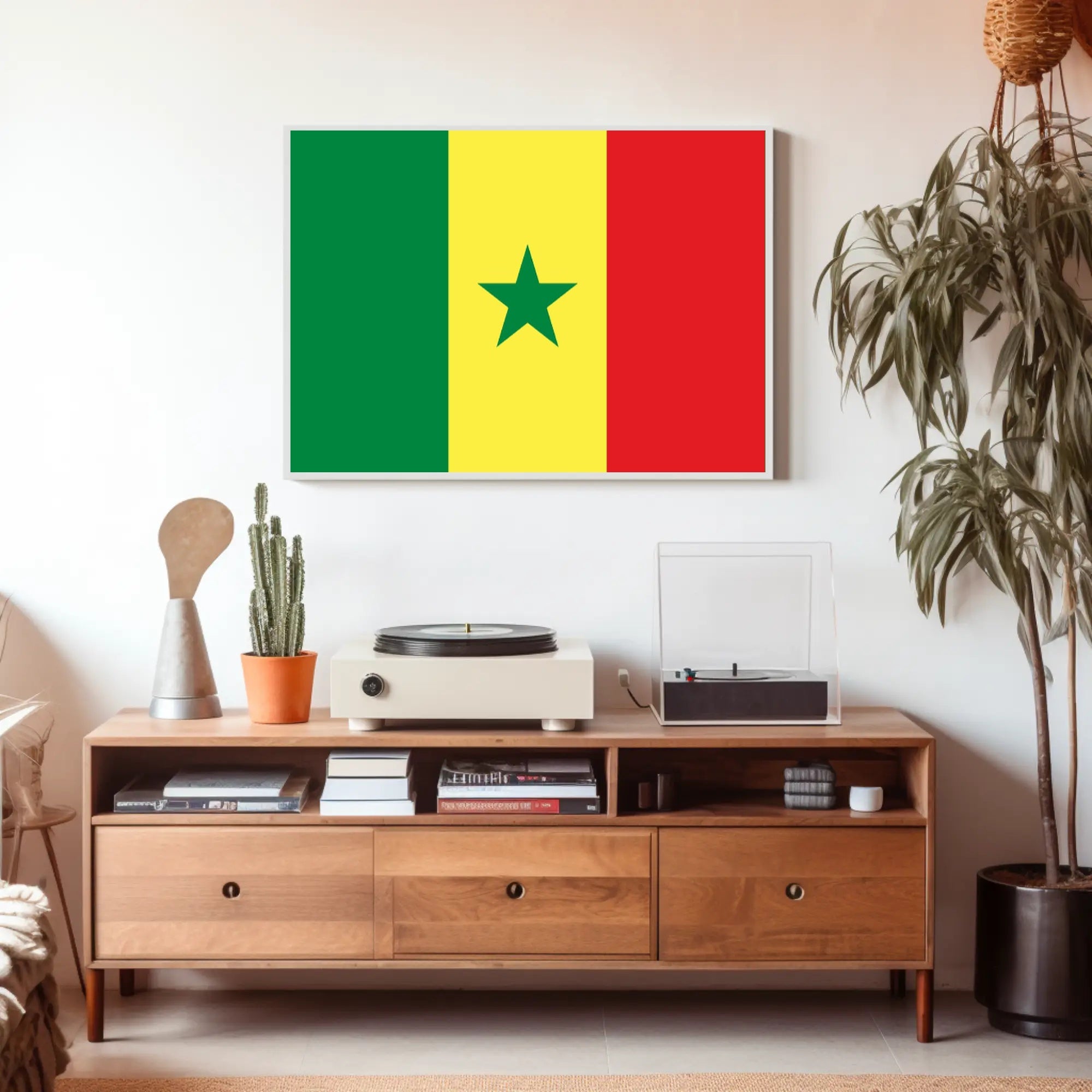Senegal National Flag Decorative Art Country Flag Poster PosterGoat