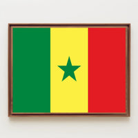 Senegal National Flag Decorative Art Country Flag Poster PosterGoat