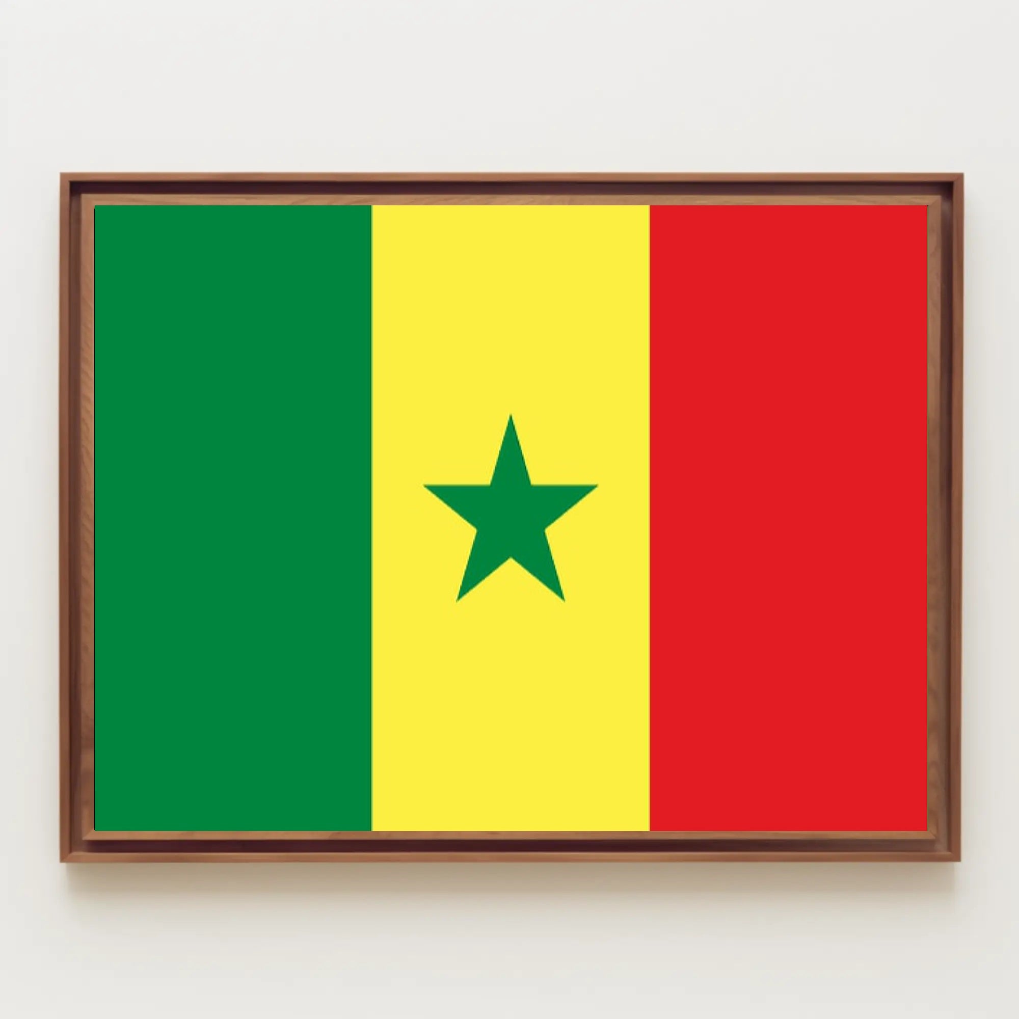 Senegal National Flag Decorative Art Country Flag Poster PosterGoat