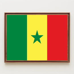 Senegal National Flag Decorative Art Country Flag Poster PosterGoat