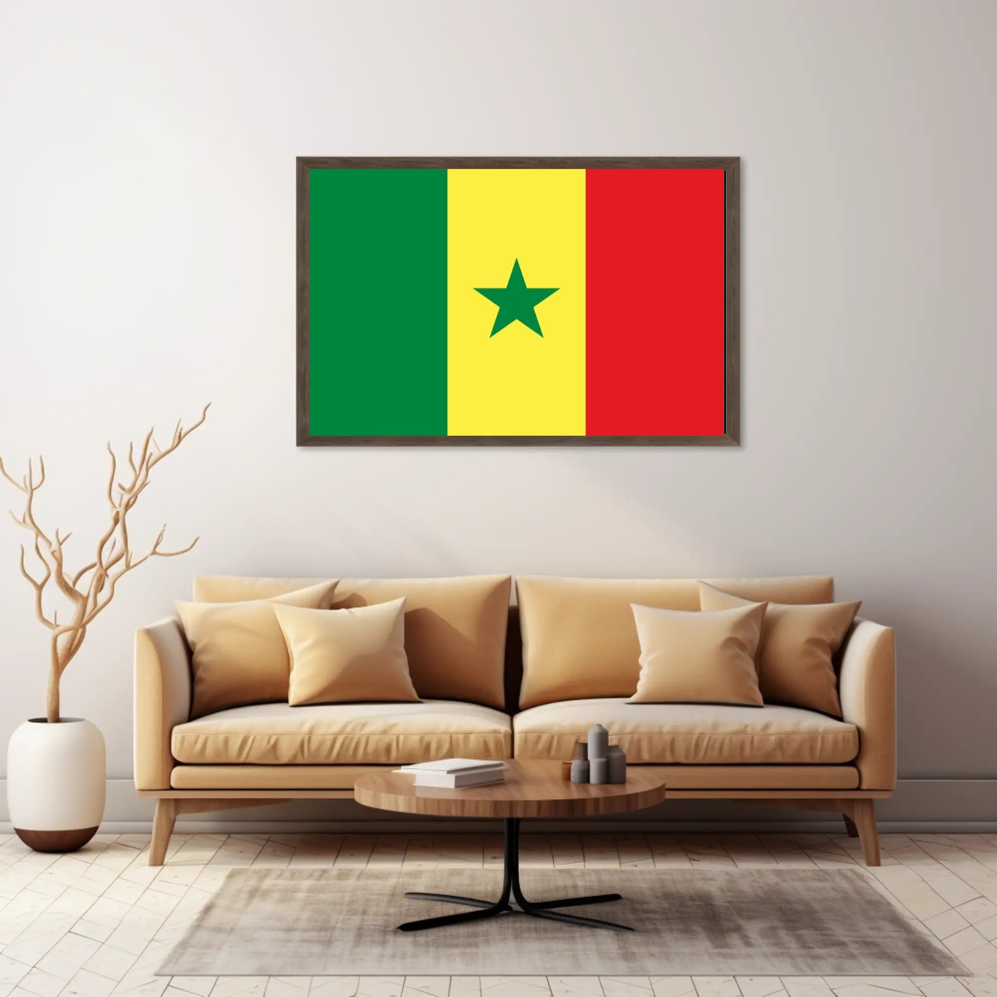Senegal National Flag Decorative Art Country Flag Poster PosterGoat