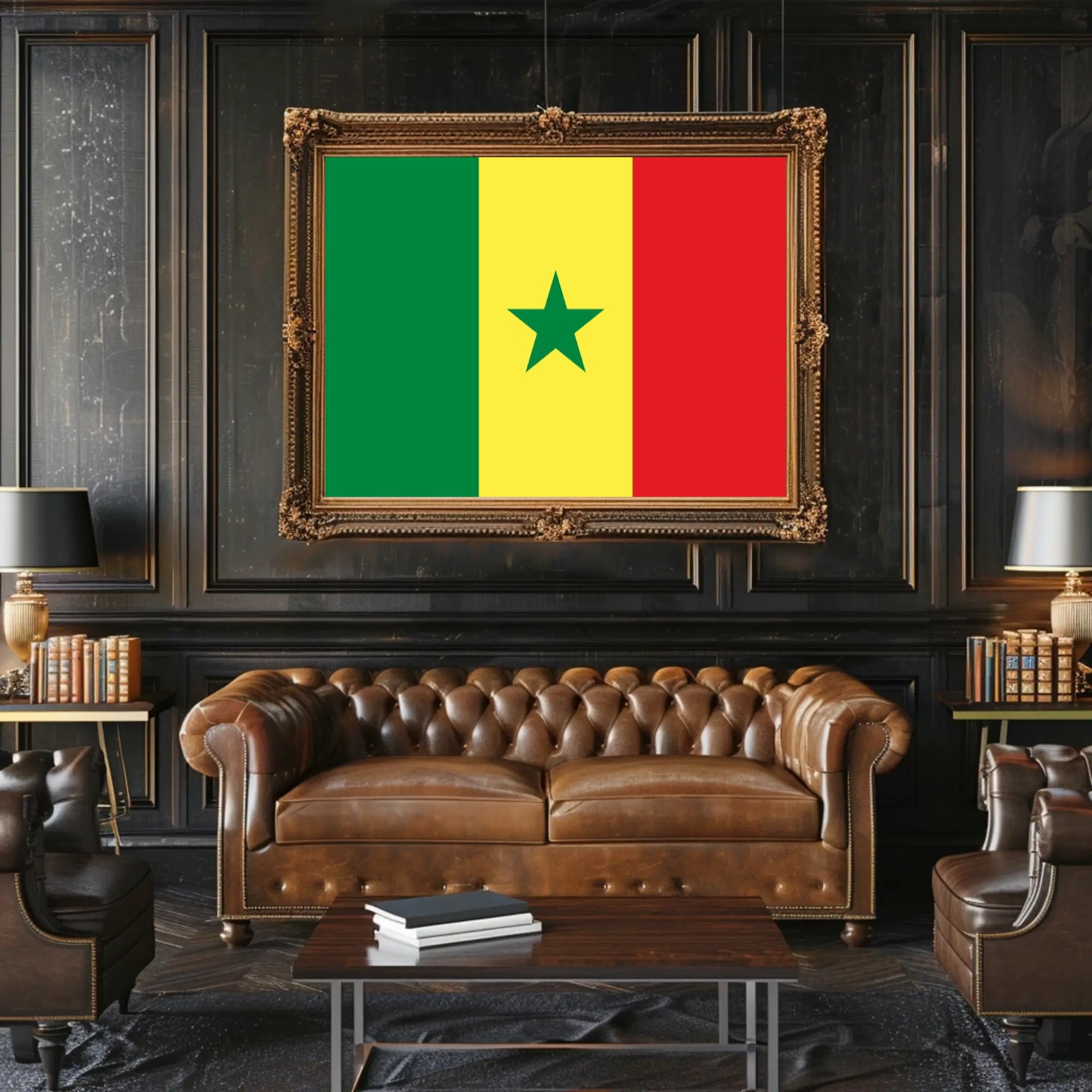 Senegal National Flag Decorative Art Country Flag Poster PosterGoat