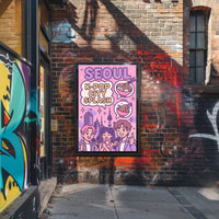 Seoul K-pop Vibes Pop Culture Poster PosterGoat