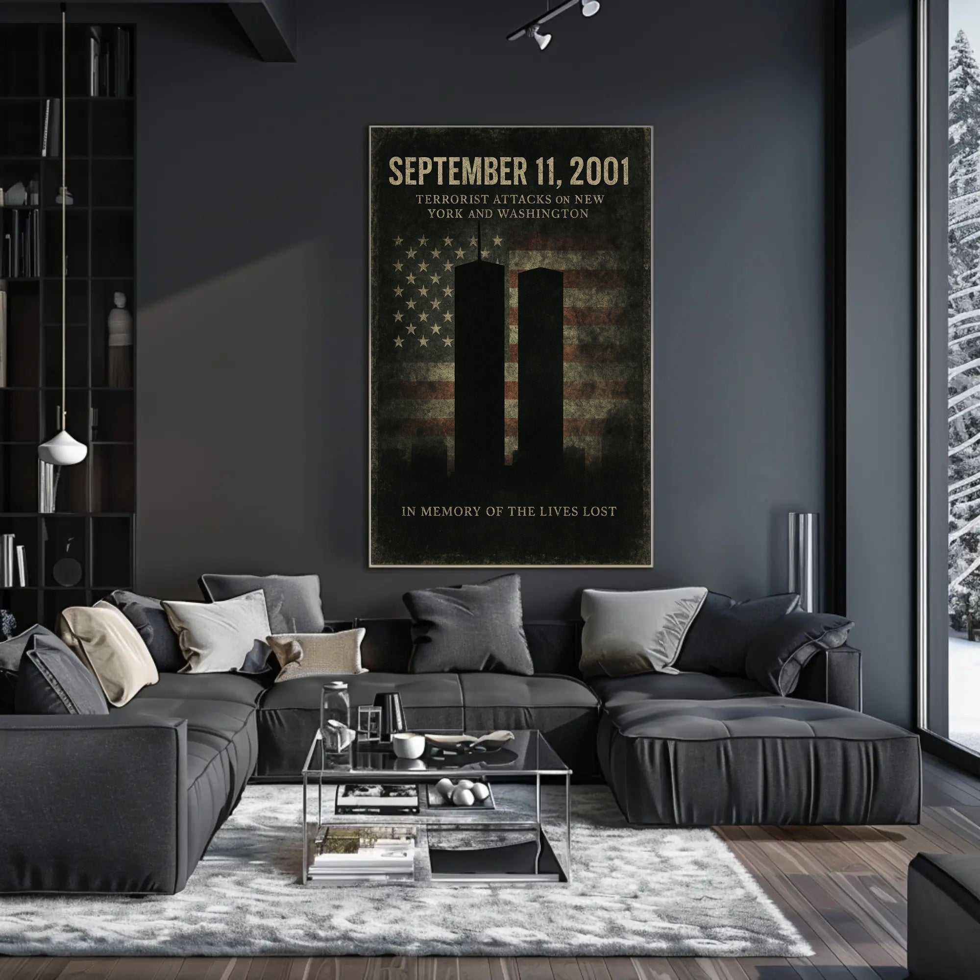 September 11, 2001 In Memory Poster PosterGoat