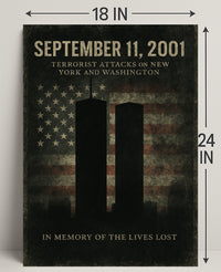 September 11, 2001 In Memory Poster PosterGoat