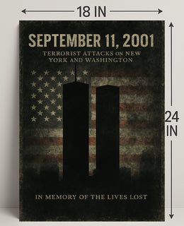 September 11, 2001 In Memory Poster PosterGoat