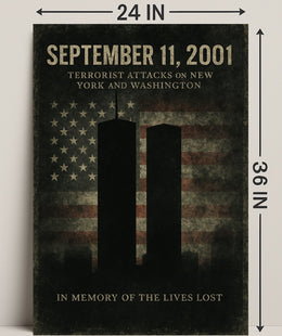 September 11, 2001 In Memory Poster PosterGoat