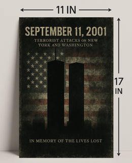 September 11, 2001 In Memory Poster PosterGoat