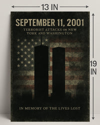 September 11, 2001 In Memory Poster PosterGoat