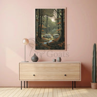 Serene Autumn Adventure Travel Poster PosterGoat