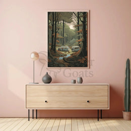 Serene Autumn Adventure Travel Poster PosterGoat