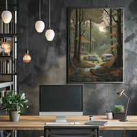 Serene Autumn Adventure Travel Poster PosterGoat