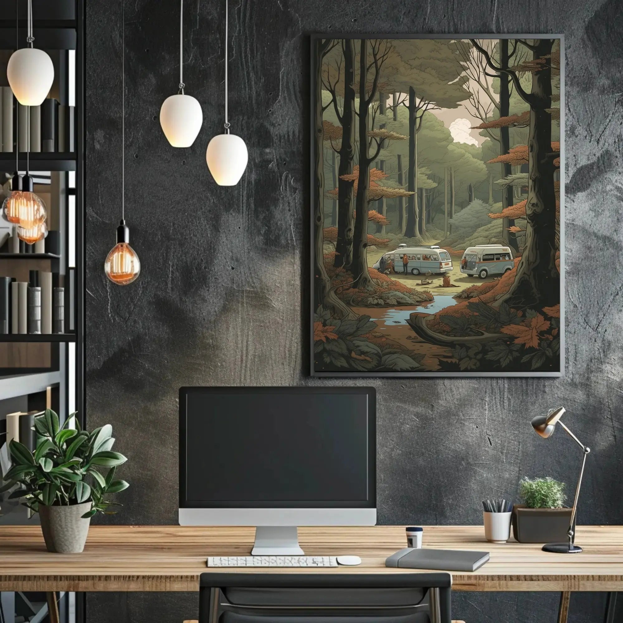 Serene Autumn Adventure Travel Poster PosterGoat