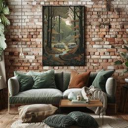 Serene Autumn Adventure Travel Poster PosterGoat