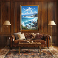 Serene Coastal Escape Landscape National Park Poster PosterGoat