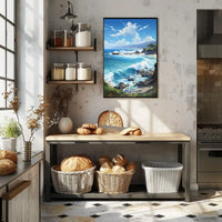 Serene Coastal Escape Landscape National Park Poster PosterGoat