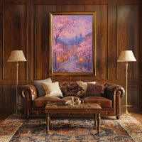 Serene European City Street Impressionism: Cultural or Heritage Poster PosterGoat