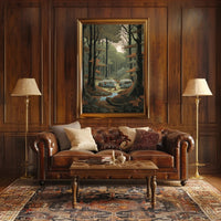 Serene Forest Adventure Scene - National Park Poster PosterGoat