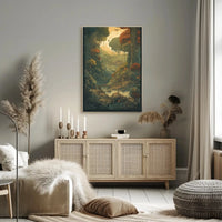 Serene Forest Escape Cultural or Heritage Poster PosterGoat