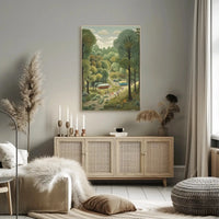 Serene Forest Retreat Vintage National Park Poster PosterGoat