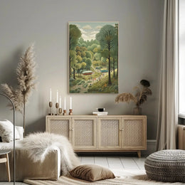 Serene Forest Retreat Vintage National Park Poster PosterGoat