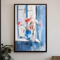 Serene Impressionistic Floral Still Life Artistic Poster PosterGoat
