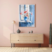 Serene Impressionistic Floral Still Life Artistic Poster PosterGoat