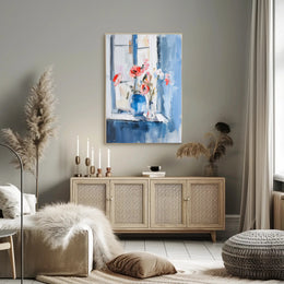 Serene Impressionistic Floral Still Life Artistic Poster PosterGoat