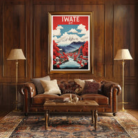 Serene Iwate Japanese Landscape Art Print Travel Poster PosterGoat