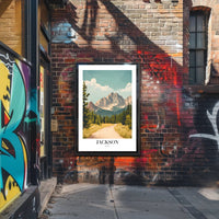 Serene Jackson Forest Pathway National Park Poster PosterGoat