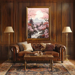 Serene Japanese Landscape Art Cultural or Heritage Poster PosterGoat