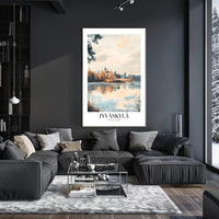 Serene Lakeside View: Jyväskylä Travel Poster PosterGoat