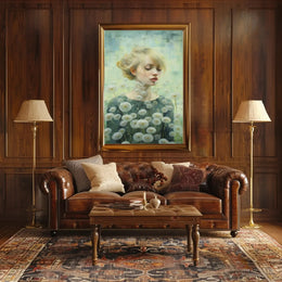 Serene Nature Tranquility with Dandelions Artistic Poster PosterGoat
