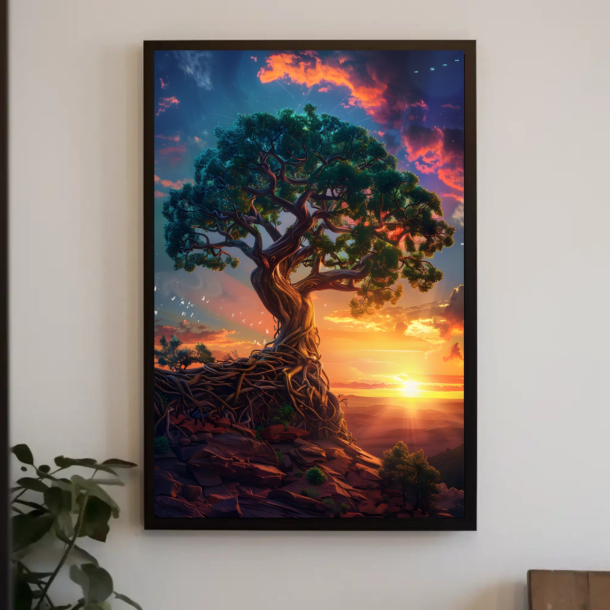 Serene Pathway Through Forest Glade Artistry National Park Poster PosterGoat