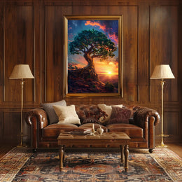 Serene Pathway Through Forest Glade Artistry National Park Poster PosterGoat