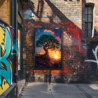 Serene Pathway Through Forest Glade Artistry National Park Poster PosterGoat