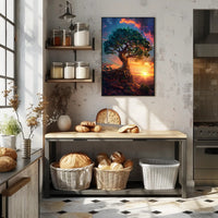 Serene Pathway Through Forest Glade Artistry National Park Poster PosterGoat