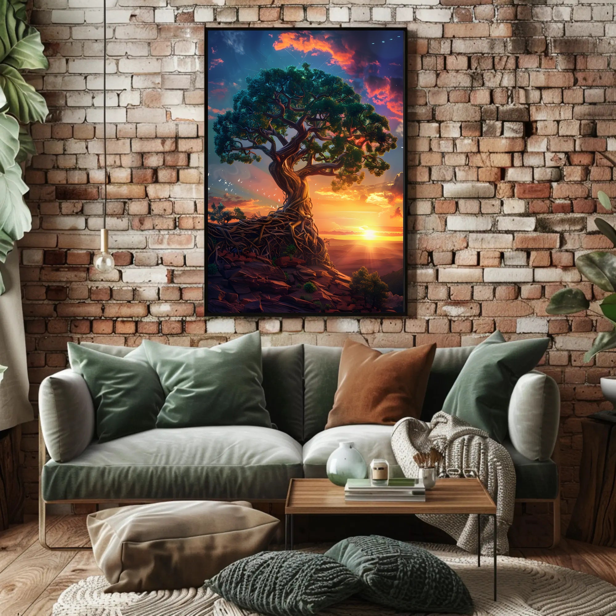 Serene Pathway Through Forest Glade Artistry National Park Poster PosterGoat