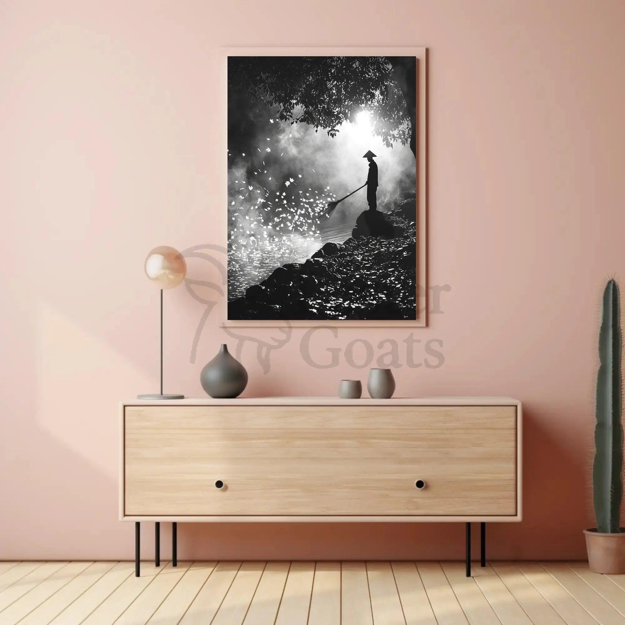 Serene Reflection in Nature Heritage Poster PosterGoat