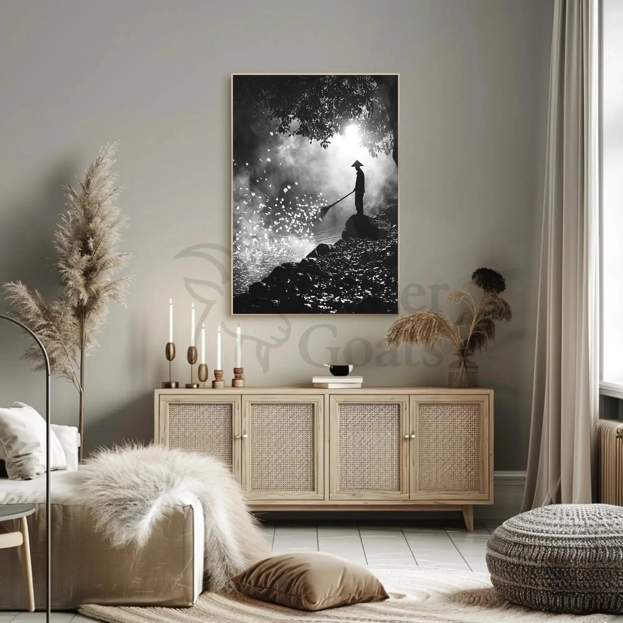 Serene Reflection in Nature Heritage Poster PosterGoat